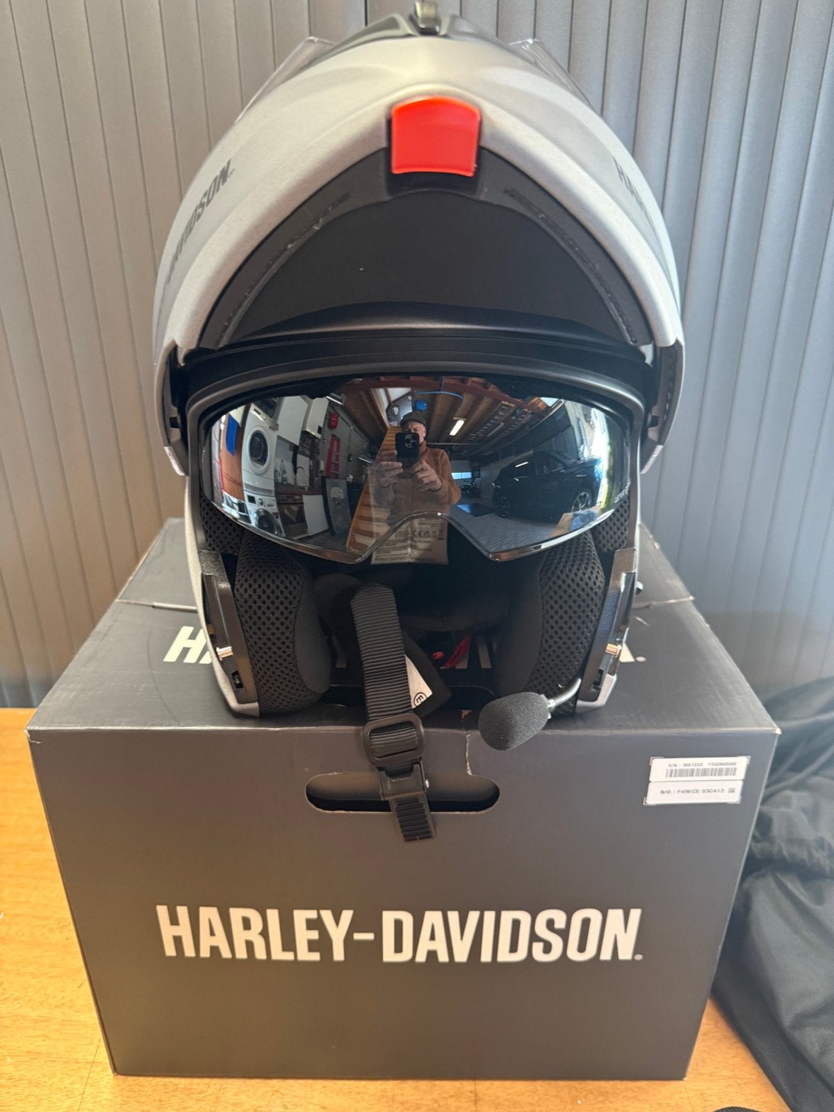 Harley Davidson Outrush R Modulair Bluetooth Helm mat grijs, Motoren, M, Systeemhelm, Heren, Ophalen of Verzenden