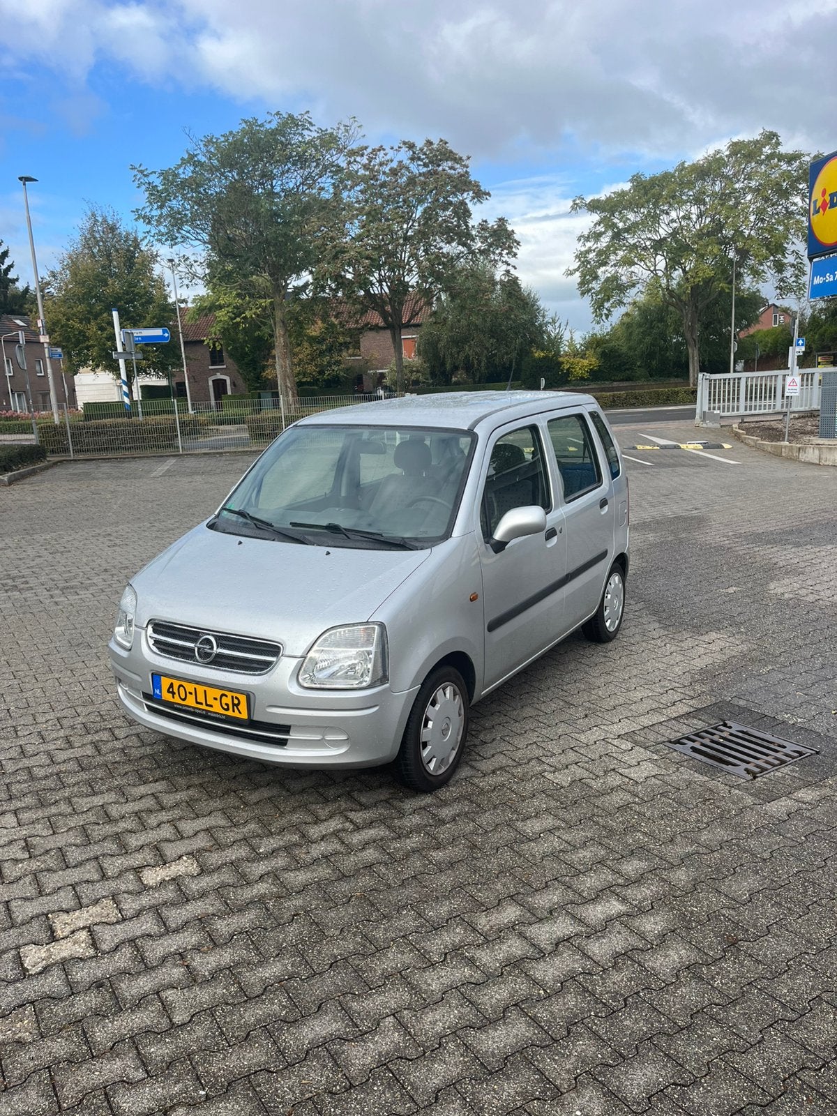 Opel Agila 1.2 I 16V 2003 Grijs 65628KM, Voorwielaandrijving, Origineel Nederlands, Handgeschakeld, Particulier