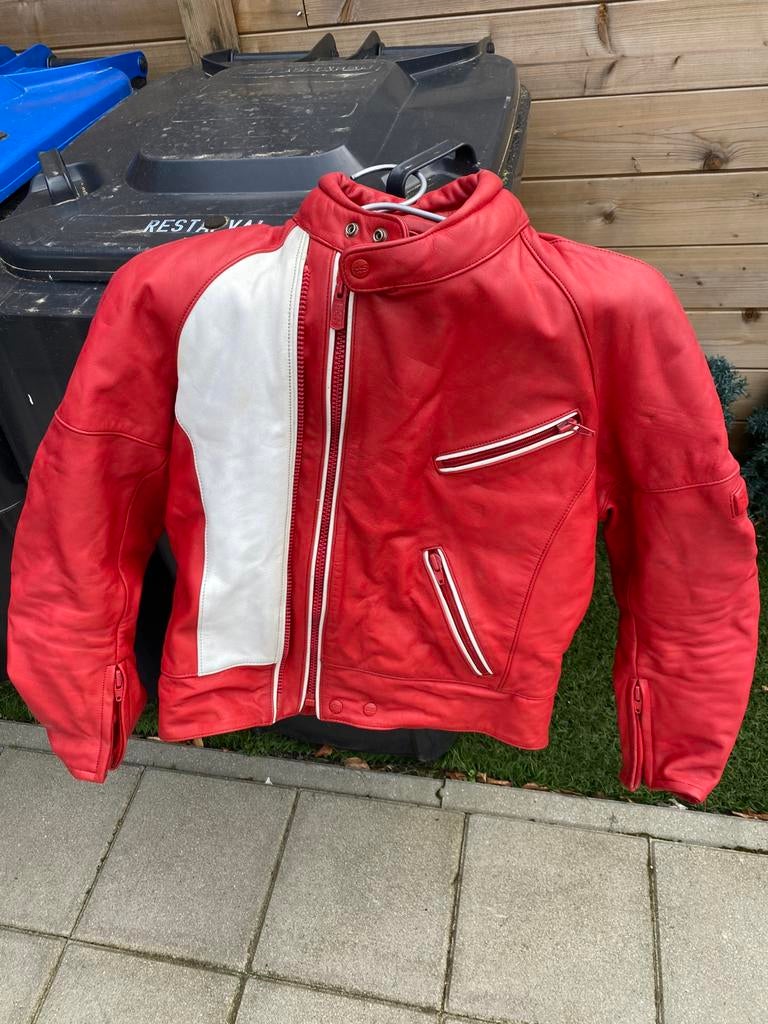 Motor jas . Leer . Maat 50., Ophalen of Verzenden, Zo goed als nieuw, Maat 46/48 (XL) of groter, Jack