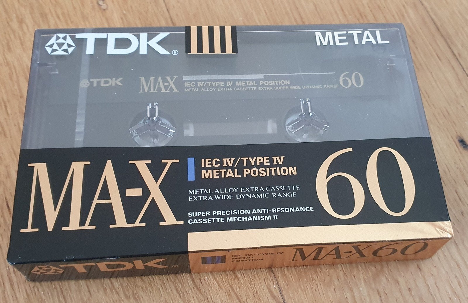Nieuw cassettebandje: TDK MA-X 60 Metal Type IV (in SEAL), Ophalen of Verzenden, Nieuw in verpakking, 1 bandje, Onbespeeld