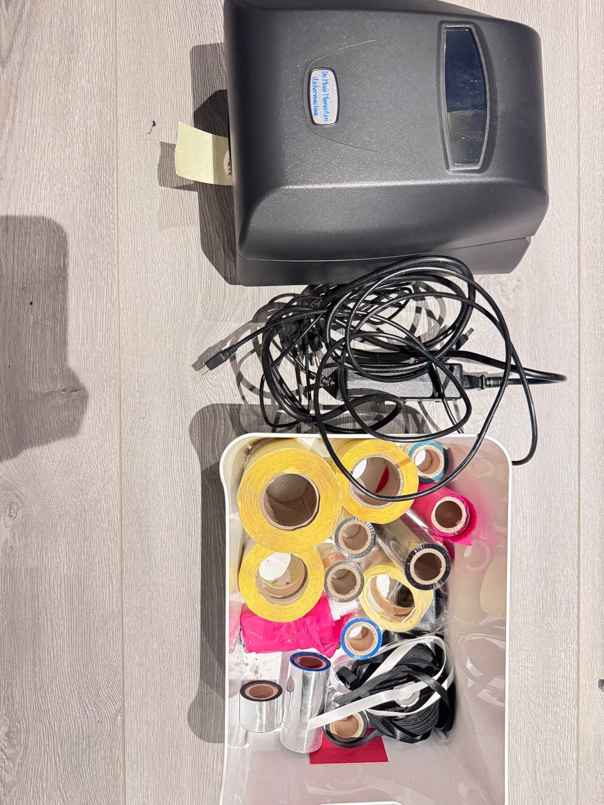 Mooie momenten stickermachine diverse accessoires, Ophalen of Verzenden, Zo goed als nieuw, Etiket