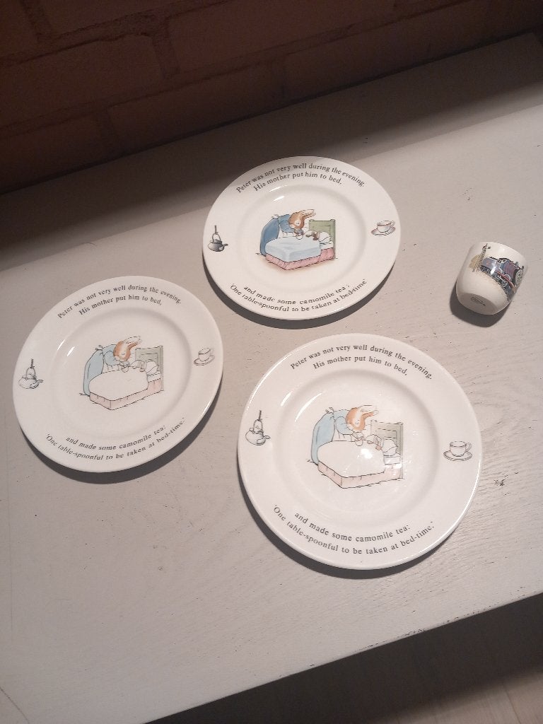 Wedgwood Peter Rabbit servies etc, Overige typen, Ophalen of Verzenden, Zo goed als nieuw, Overige stijlen