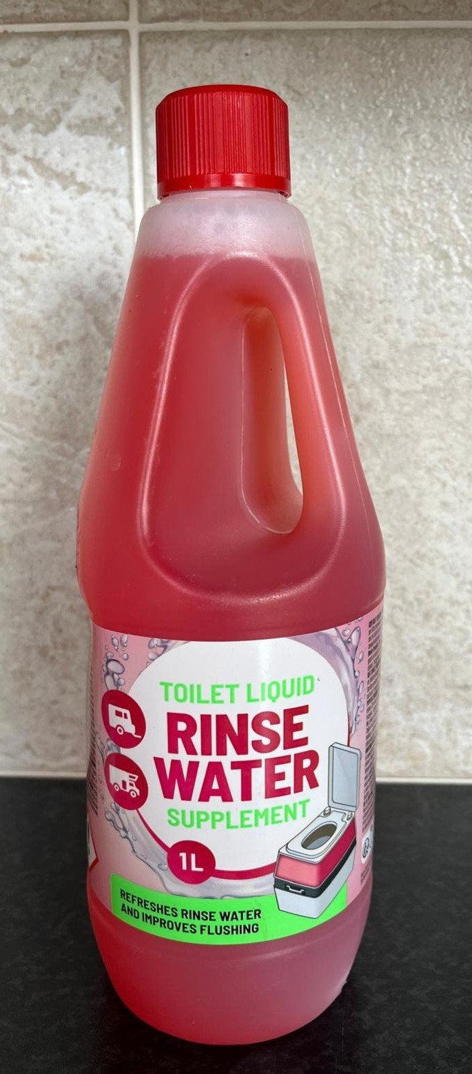 Roze toiletvloeistof Liquid Rinse Water Supplement 1L, Caravans en Kamperen, Ophalen of Verzenden, Nieuw