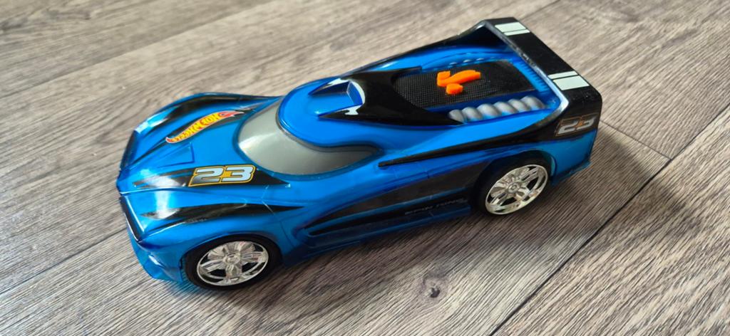 Hot Wheels RC auto blauw - Gebruikt, Ophalen of Verzenden, Gebruikt