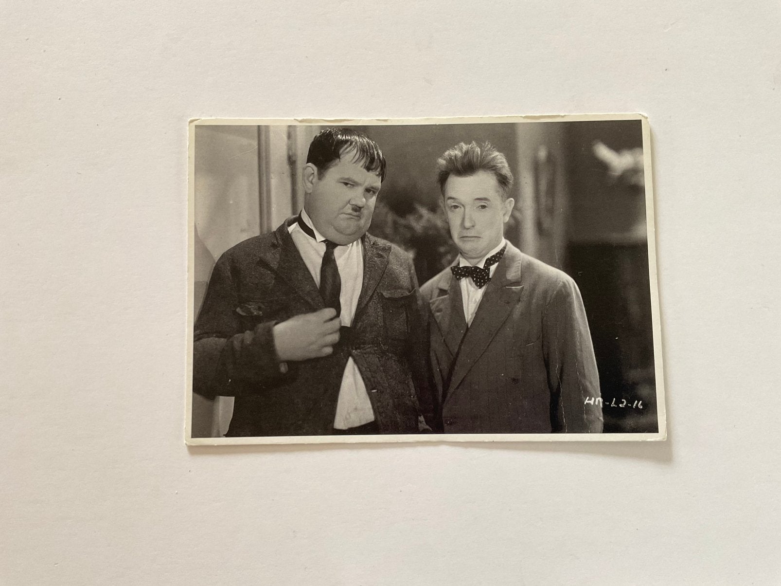 Oliver Hardy en Stan Laurel ansichtkaart #20, Ophalen of Verzenden, Gelopen