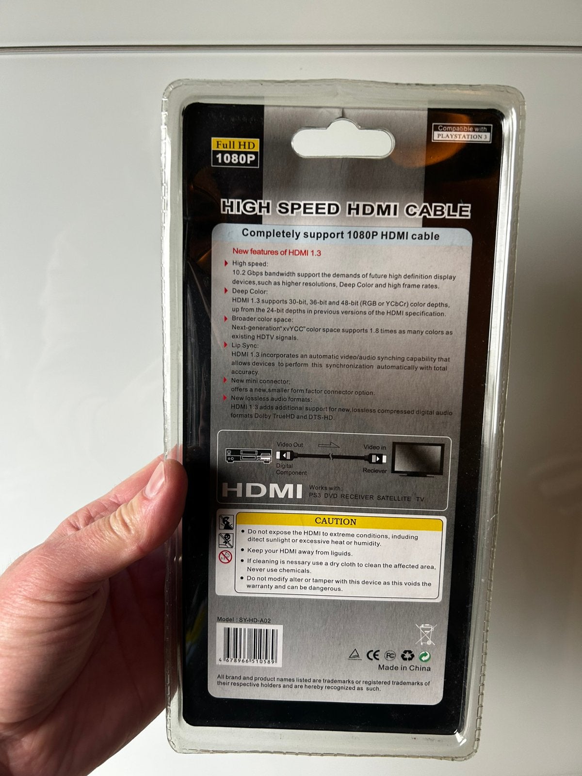 HDMI kabel nieuw, Ophalen of Verzenden, Zo goed als nieuw