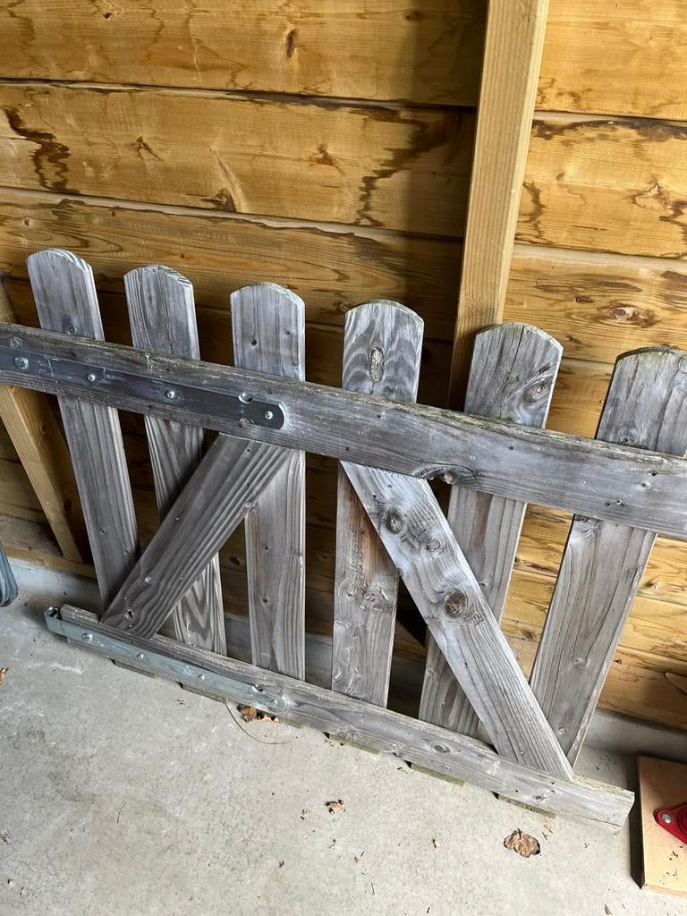 Houten tuin hek/deurtje, Tuin en Terras, Ophalen, Zo goed als nieuw, Hout, Tuinhek