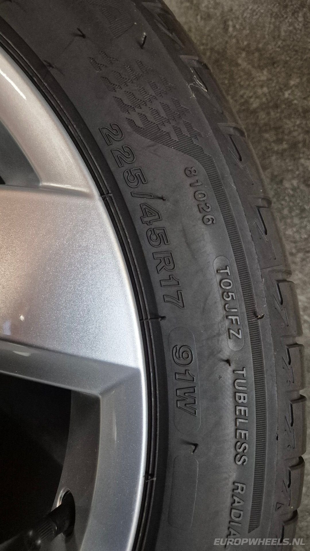 17 inch VW Golf 8 7 6 5 Richmond velgen zomerbanden, Auto-onderdelen, Gebruikt, -, -, Banden en Velgen