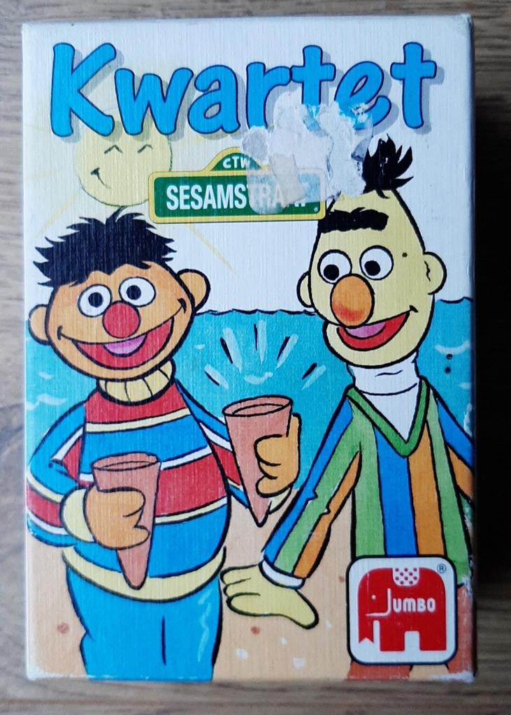 Kwartet Sesamstraat, compleet, Verzamelen, Speelkaarten, Jokers en Kwartetten, Ophalen