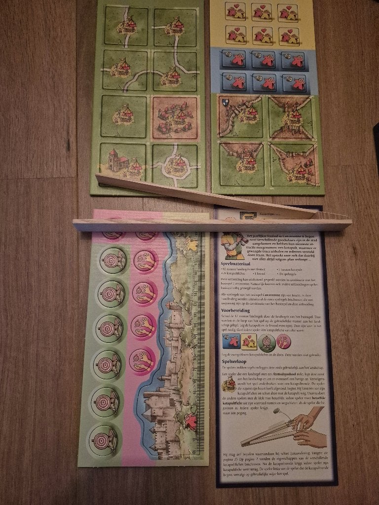 Carcassonne uitbreiding de Katapult, Ophalen of Verzenden, Zo goed als nieuw