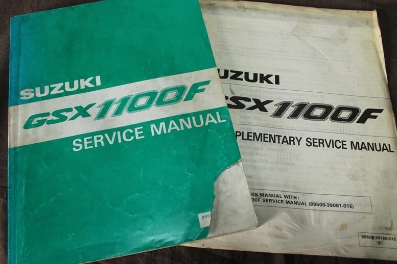 Suzuki GSX1100 F 1987 / 1988 motorcycle service manual, Ophalen of Verzenden, Suzuki