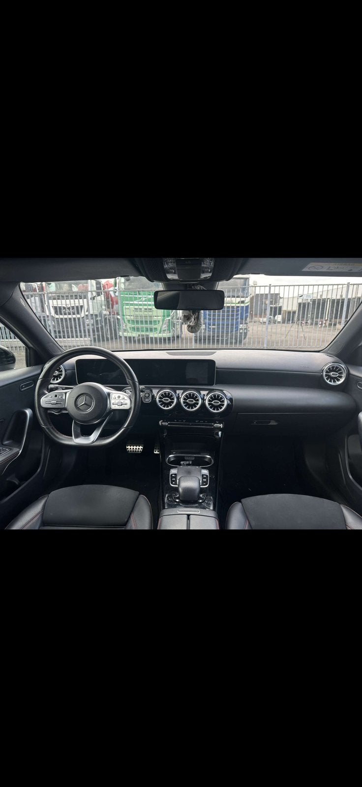 Mercedes-Benz A-Klasse A 200 163pk 7G-DCT 2018 Wit STAGE1, Auto's, Mercedes-Benz, Bluetooth, Zwart, 4 cilinders, Leder en Stof