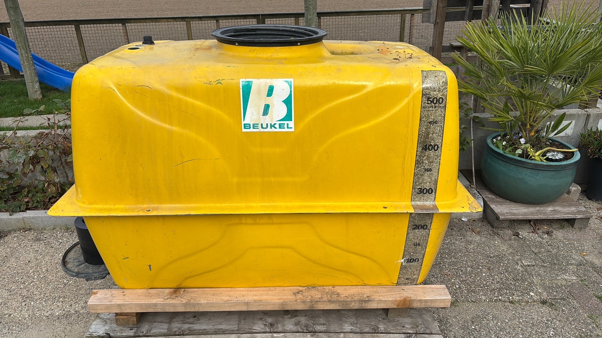 500l vat/opslag tank, Ophalen, Gebruikt