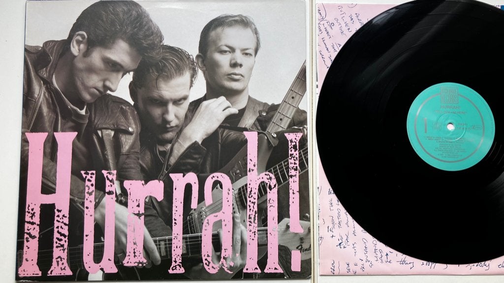 HU1 Hurrah Tell god I'm here GERM87 €7,50, LP, Ophalen of Verzenden, Zo goed als nieuw, Inclusief binnenhoes