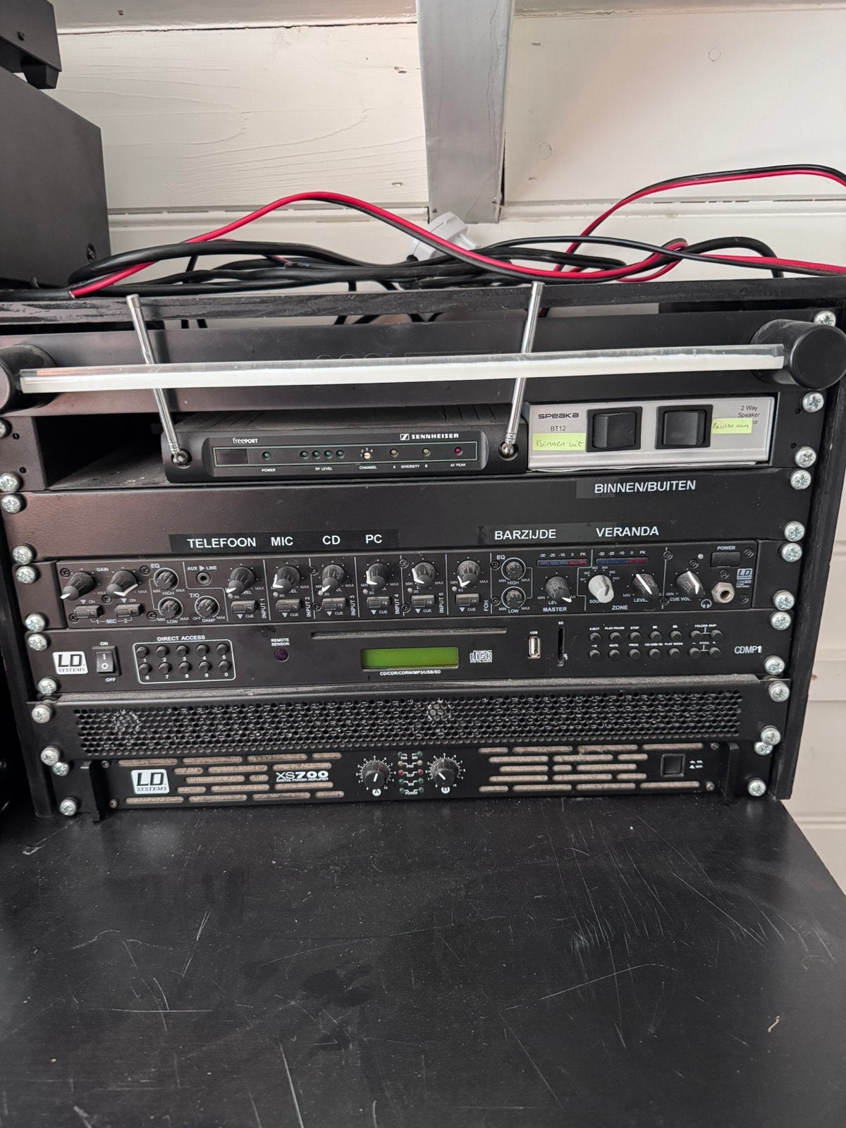 LD systems: Versterker cd speler mengpaneel, Ophalen, Gebruikt, Audio
