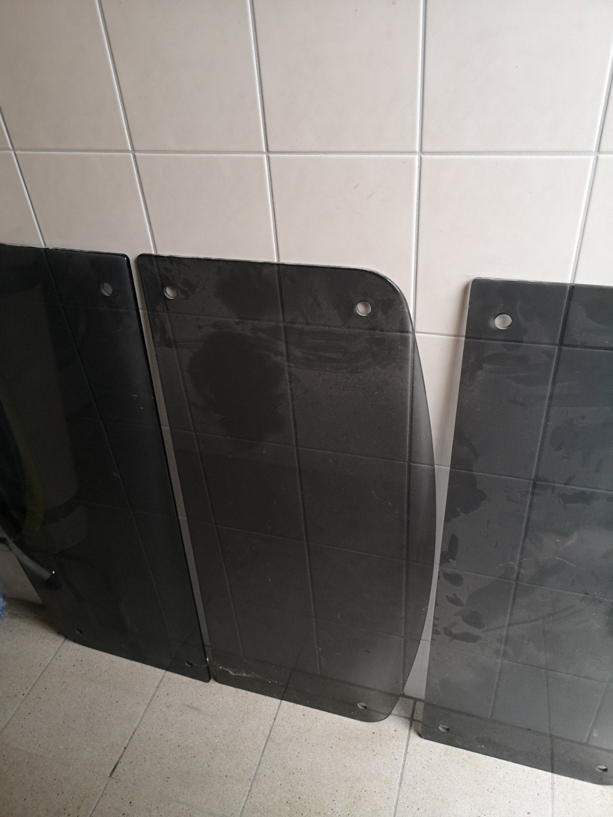 Gratis Glas met onderdelen tv kast, Ophalen, Gebruikt, 50 tot 100 cm, Glas