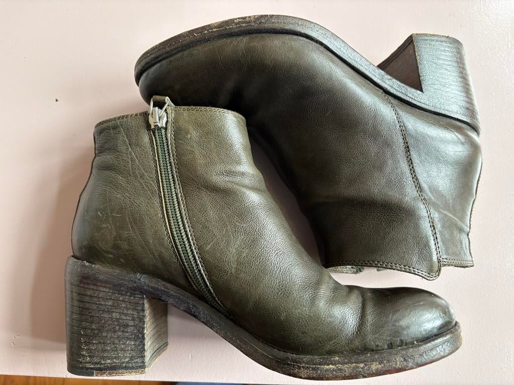 Schoenen merk One Hundred, maat 36, Kleding | Dames, Schoenen, Ophalen of Verzenden, Gedragen, Groen, Lage of Enkellaarzen