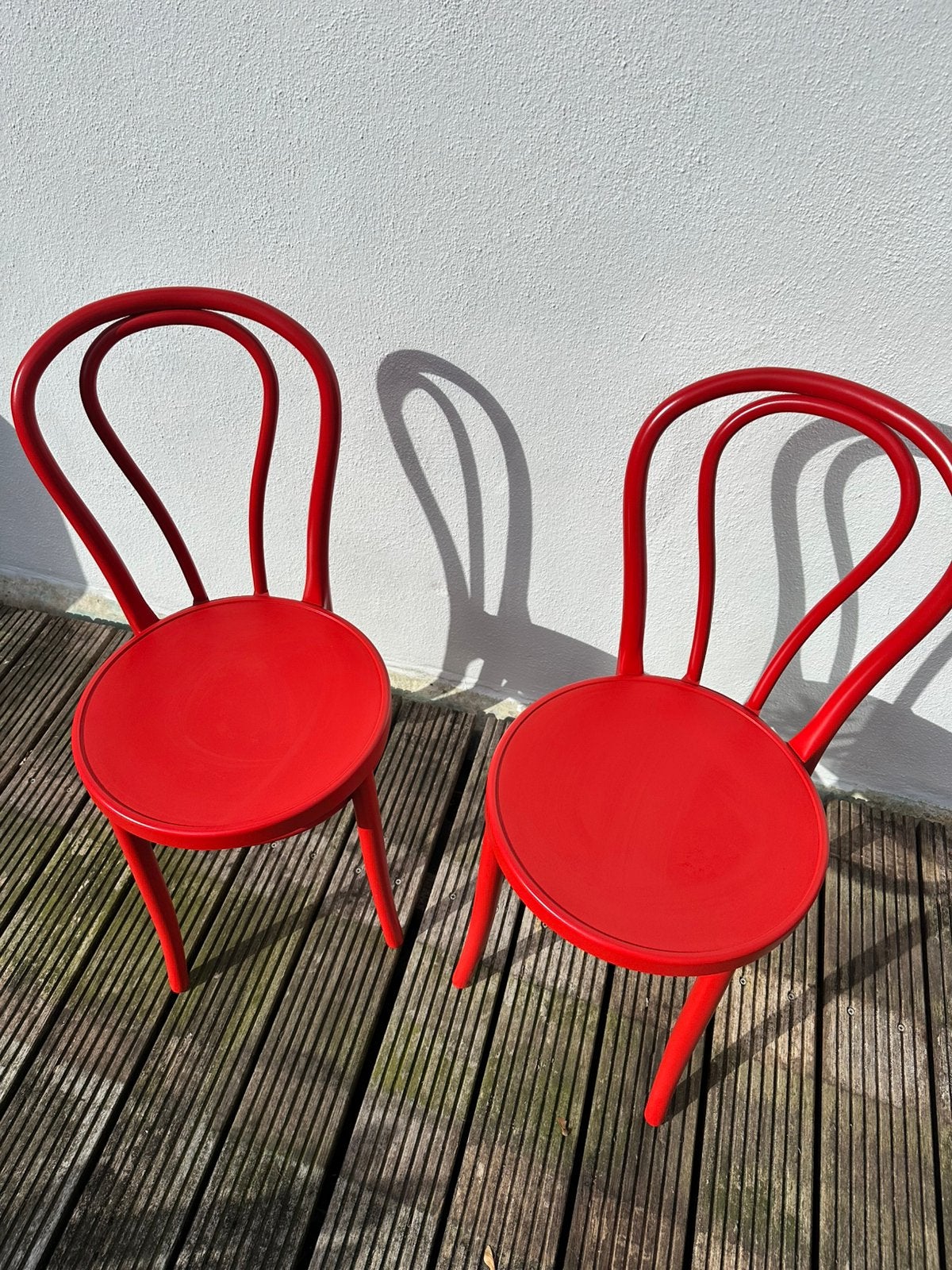 2 Prachtige Bistro Stoelen (Vintage IKEA Bjurån), Ophalen, Kunststof, Twee, Zo goed als nieuw