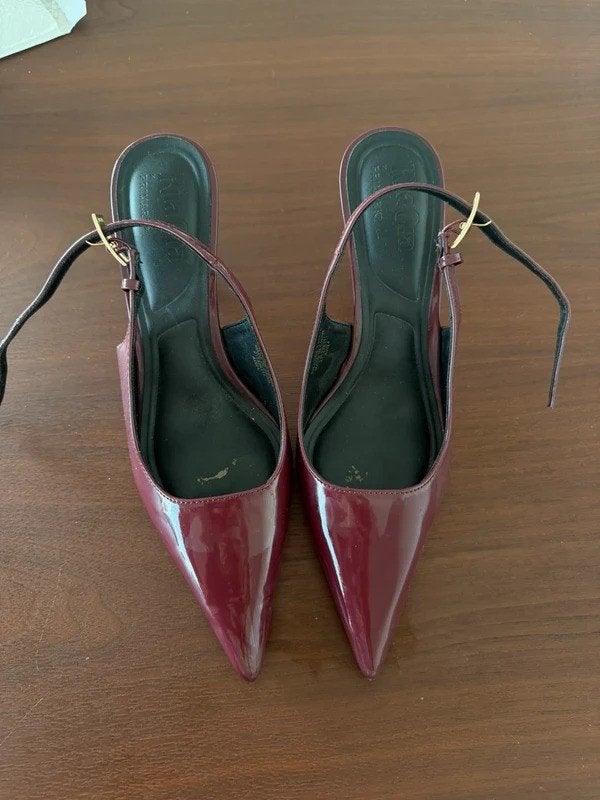 Primark Rita Ora hakken wijnrood maat 39, Pumps, Ophalen of Verzenden, Zo goed als nieuw, Rood