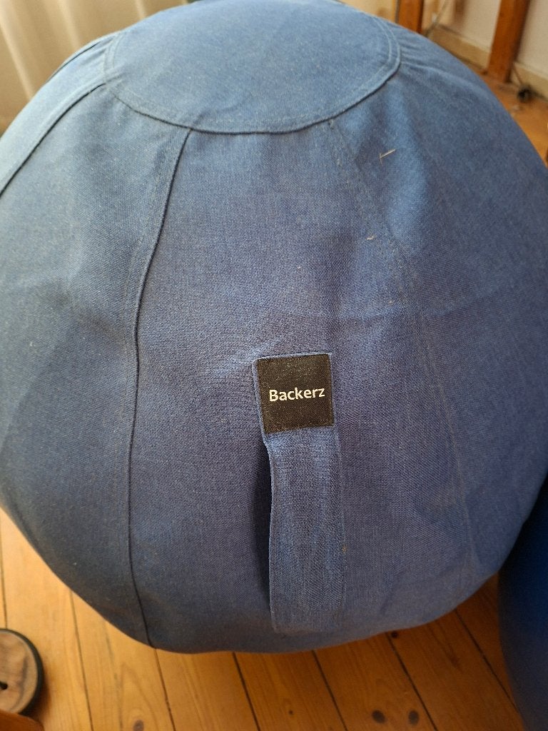 Zitbal Backerz 65 met hoes, Ophalen, Gebruikt, Balstoel, Blauw