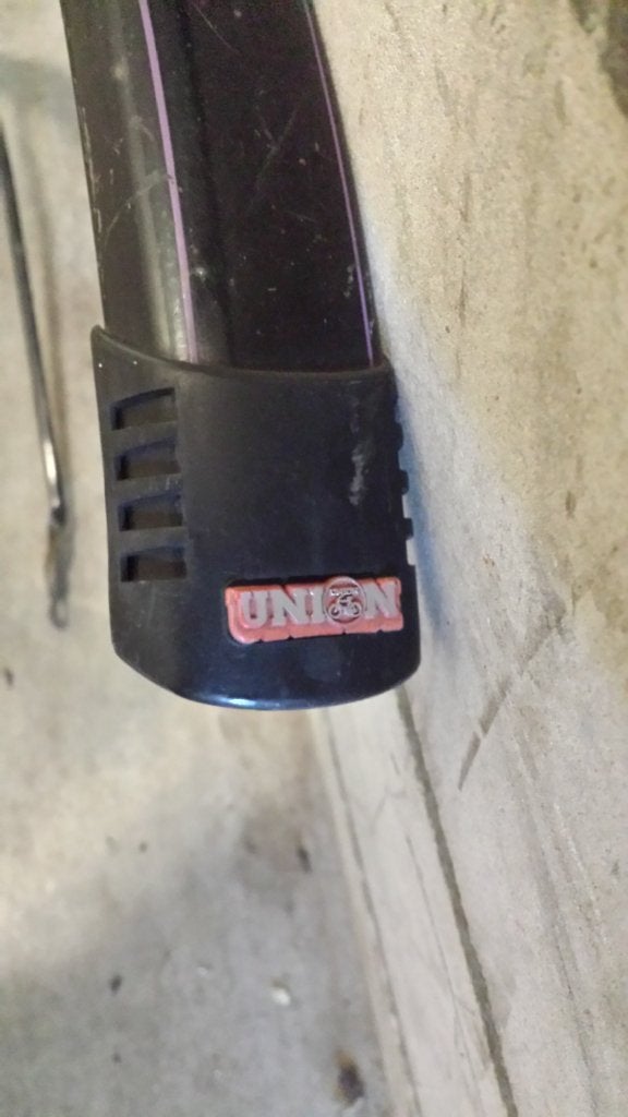 spatbord fiets voorwiel 28 inch Union voor heel goed zw bl, Fietsen en Brommers, Fietsonderdelen, Ophalen, Staal, Kinderfiets