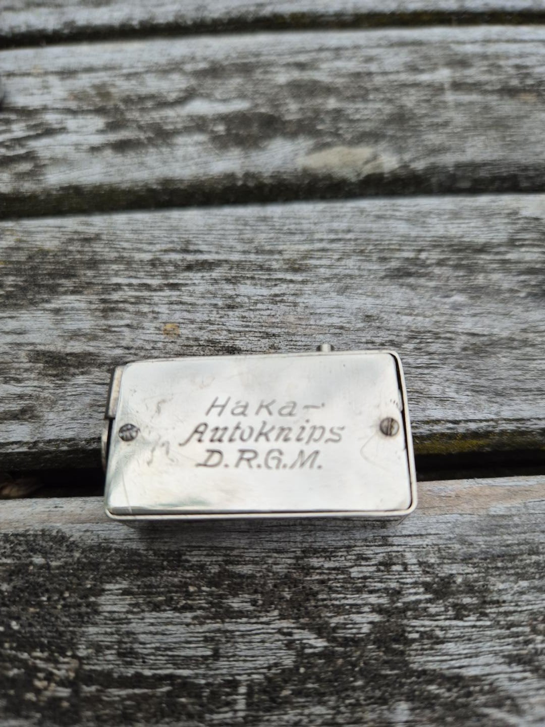 Vintage Haka Autoknips D.R.G.M. zelfontspanner, Ophalen of Verzenden