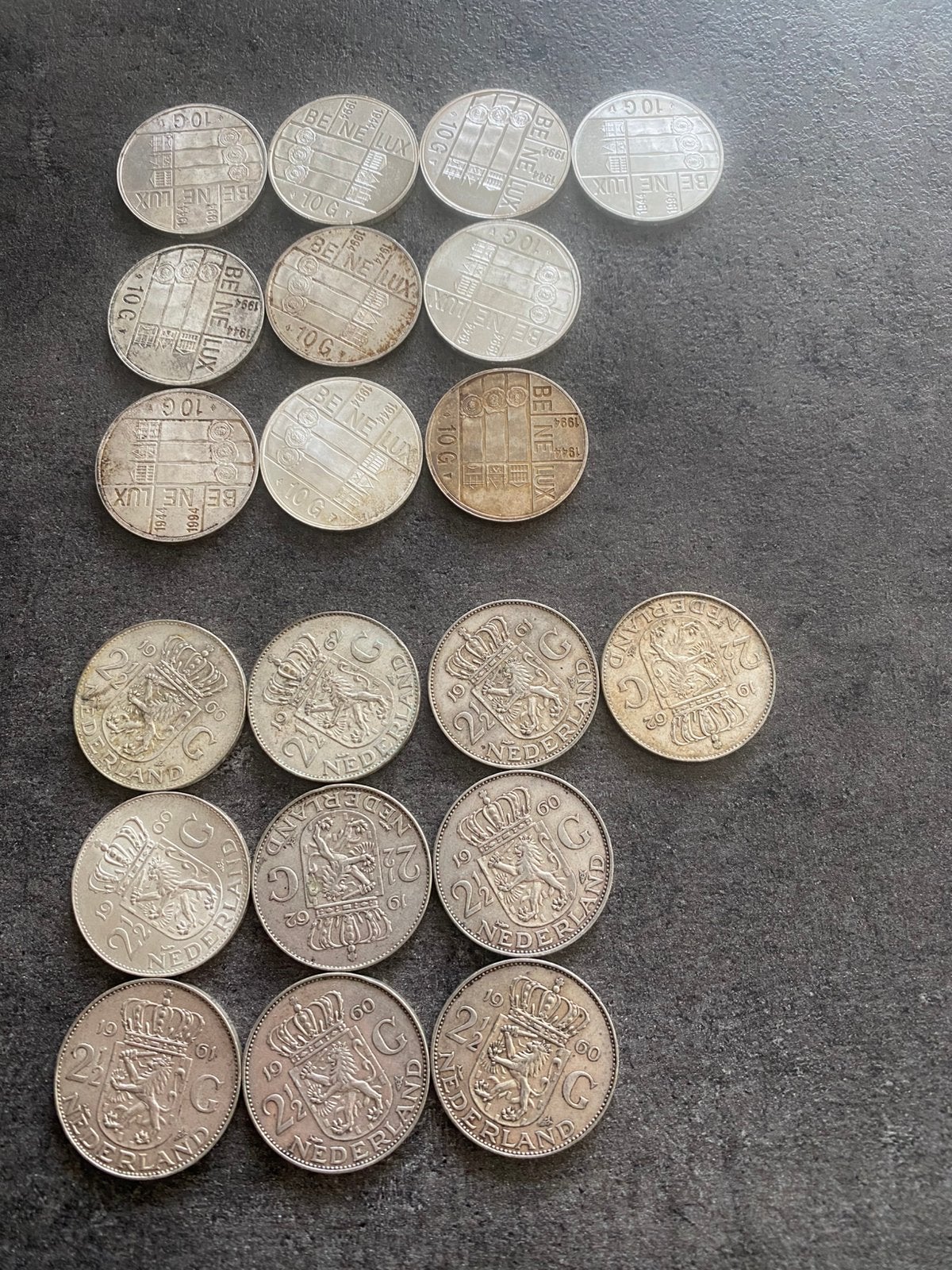 Zilveren rijksdaalders en tientjes, Ophalen of Verzenden, Koningin Juliana, 10 gulden
