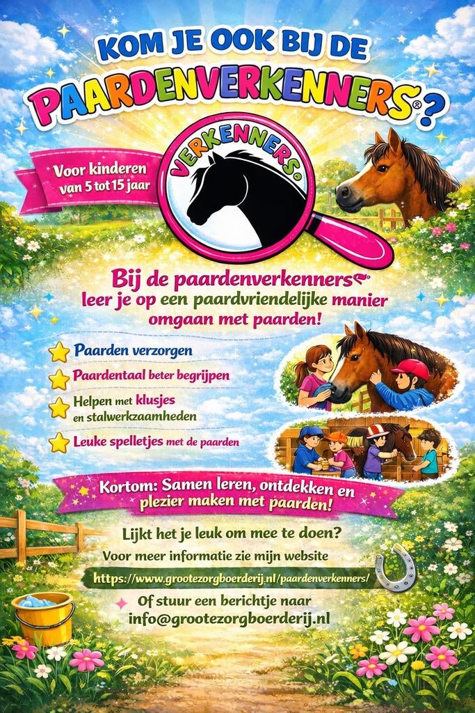 Kom je ook kennis maken met de pony's!, Dieren en Toebehoren, Paarden en Pony's | Overige Paardenspullen, Ophalen, Overige soorten