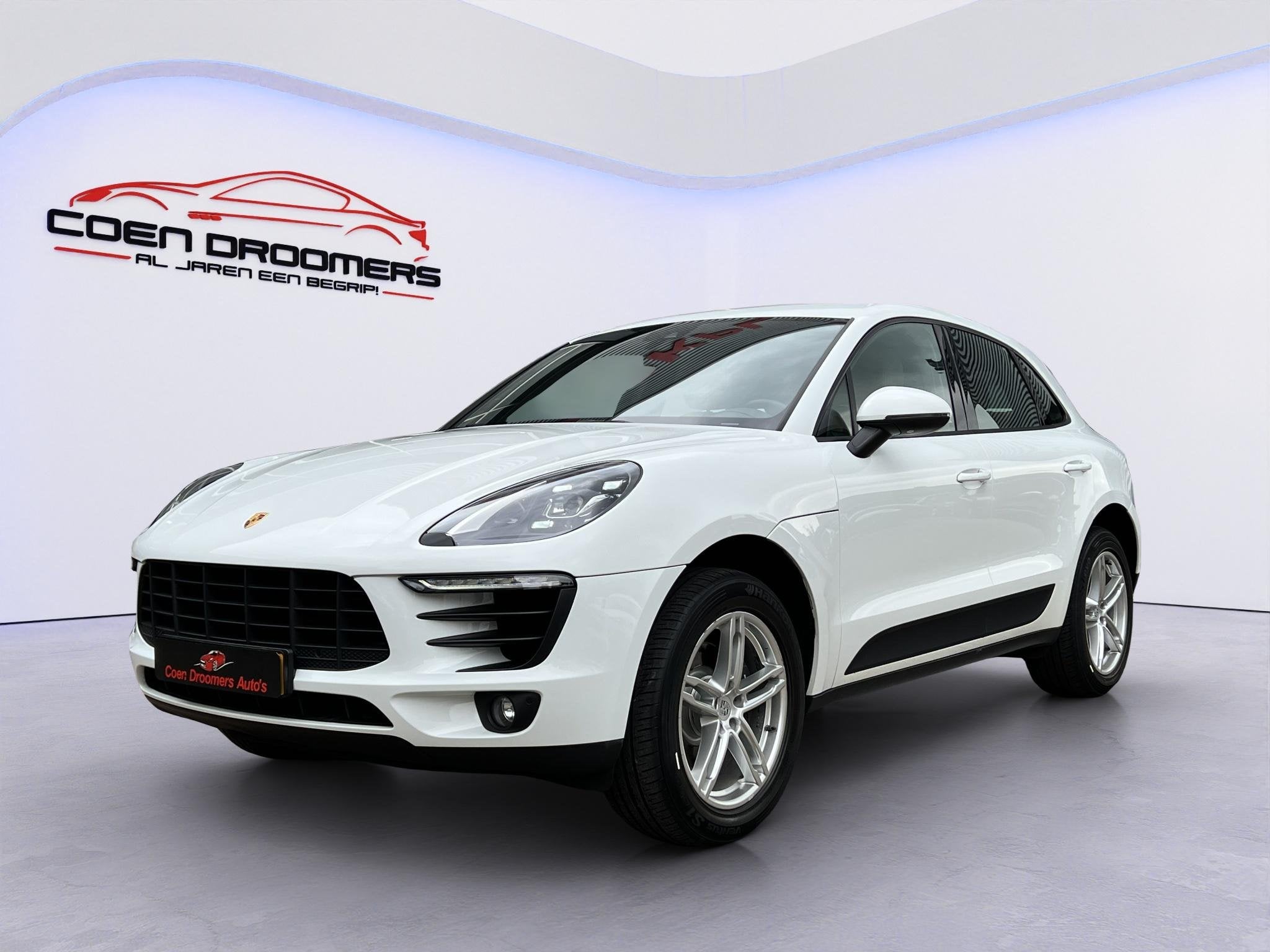 Porsche Macan 2.0 /Keyless/Stoel-Stuur en achterbank verw/Bi, Auto's, Automaat, Gebruikt, 4 cilinders, Wit