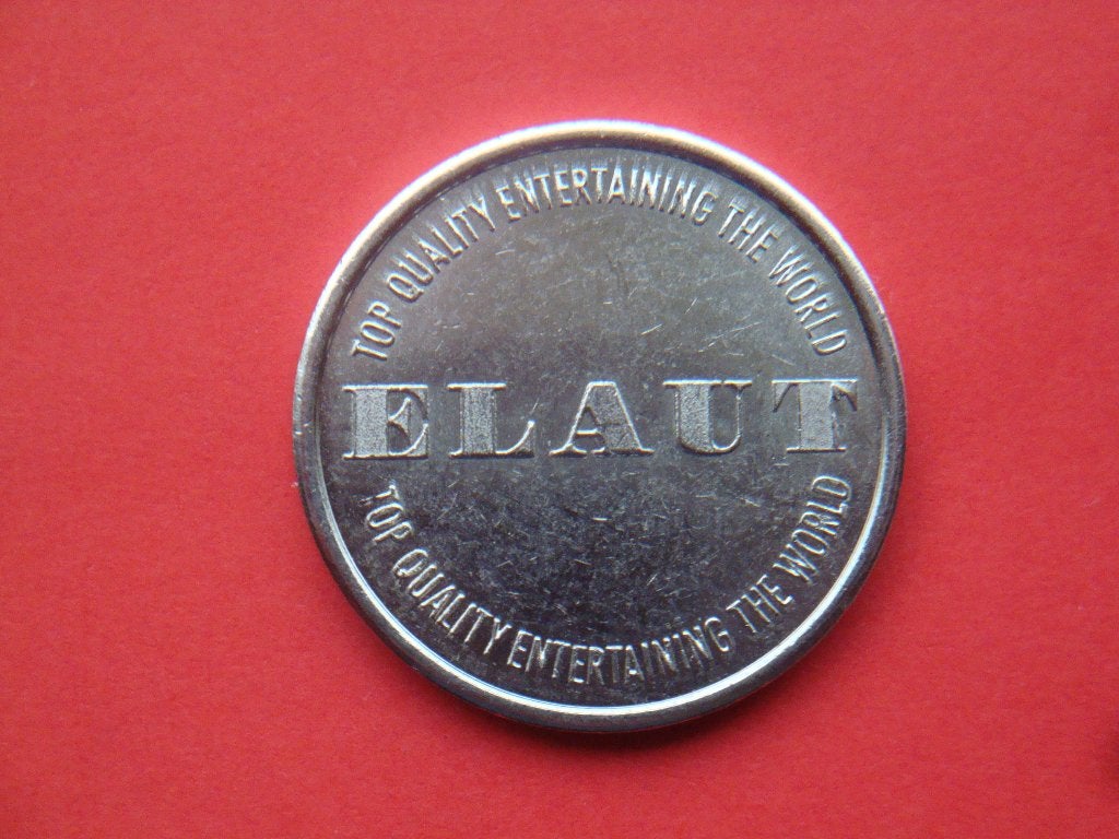 Kavel penning Elaut amusement., Verzenden, Buitenland, Munten