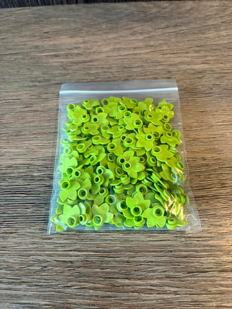 Lego kleine bloembladeren Lime groen - 150 stuks - Nieuw, Overige thema's, Lego, Accessoire, Nieuw