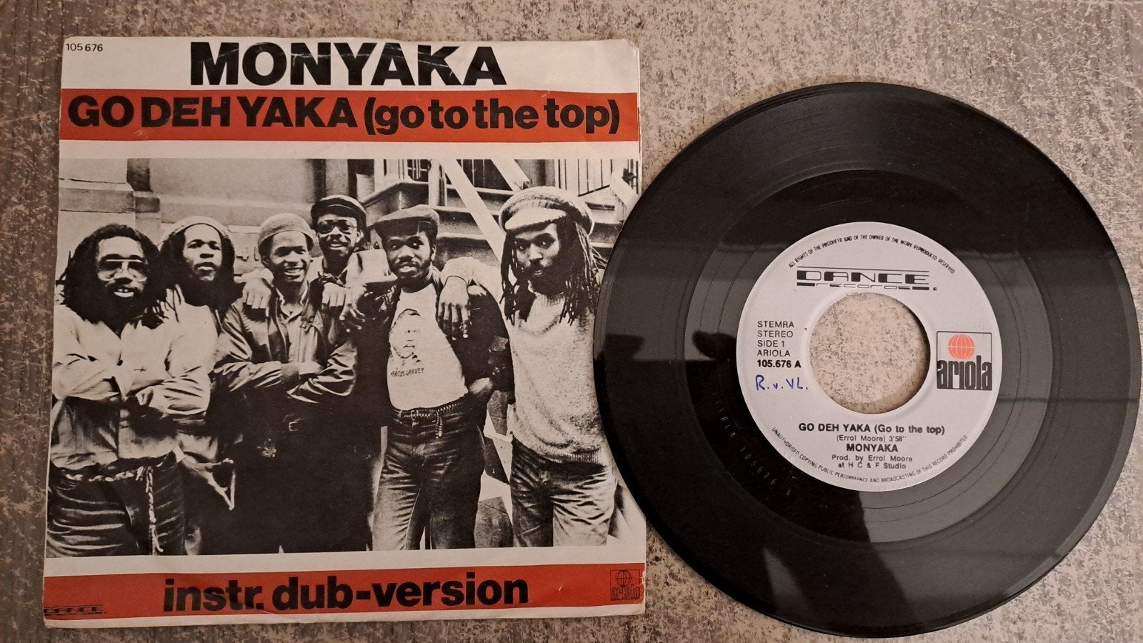 monyaka  - go deh yaka, Cd's en Dvd's, Vinyl Singles, Gebruikt, 7 inch, Pop, Fotohoes