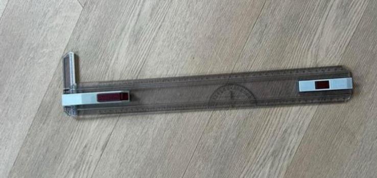 Rotring teken liniaal (50 cm lang), Ophalen of Verzenden, Zo goed als nieuw, Overige typen