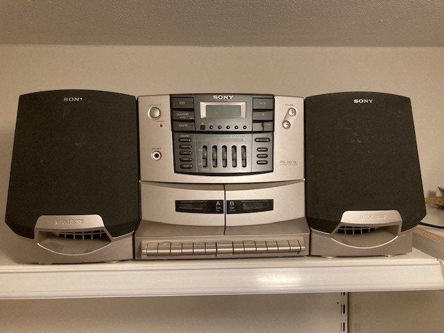 Sony draagbare Mega Bass Boombox radio, cd, cassettes, Ophalen, Gebruikt, Overige typen