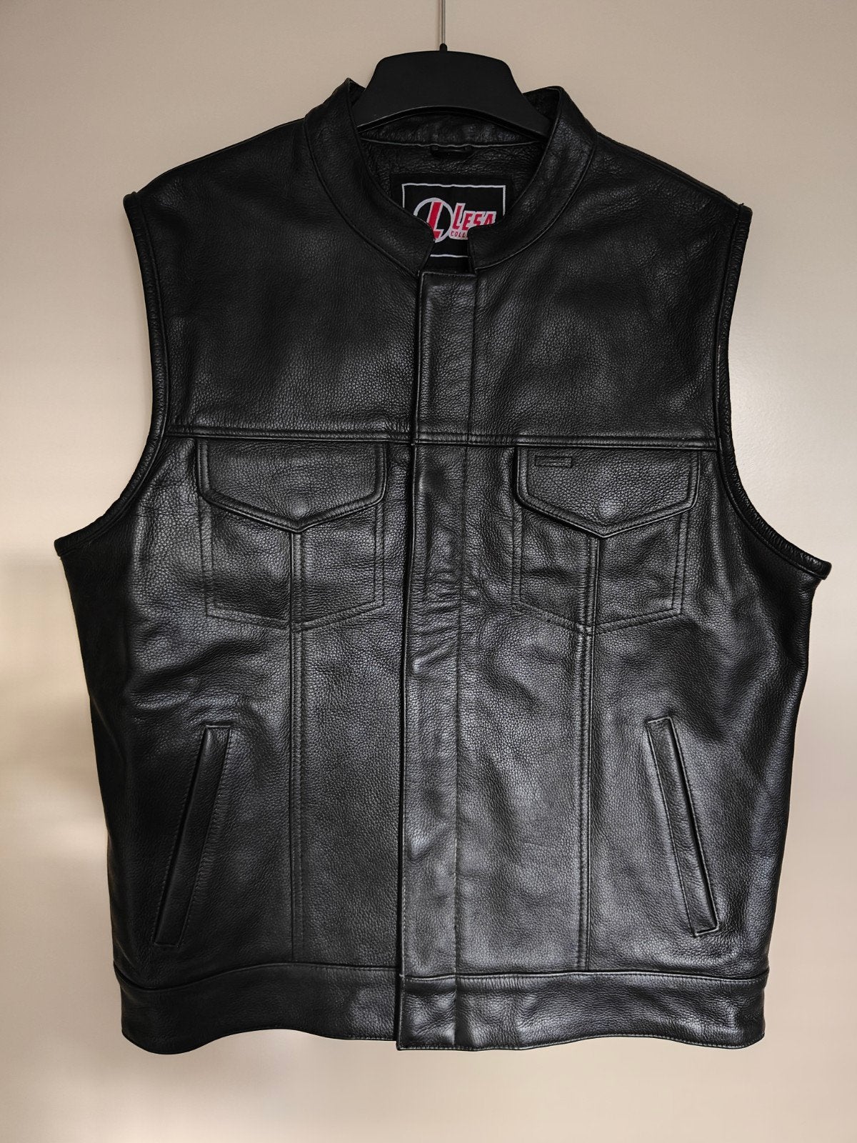 Zgan kwaliteits Bikervest mt L, Ophalen of Verzenden, Tweedehands, Jas | leer