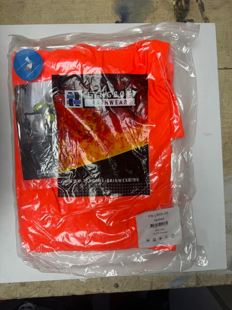Lyngsoe Rainwear Hi-Vis Oranje Regenjas - Maat XXL, Ophalen of Verzenden, Nieuw