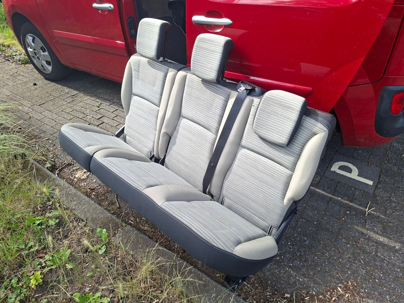 Originele achterbank Renault Kangoo Type 2 (2008-2021), Auto-onderdelen, Interieur en Bekleding, Renault, Ophalen