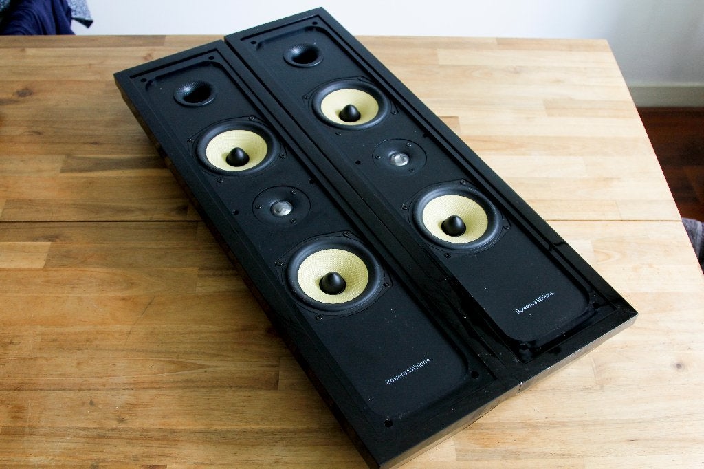 B&W FPM6 in wall speakers. Tweeters gedeukt, Gebruikt, -, -, Overige typen