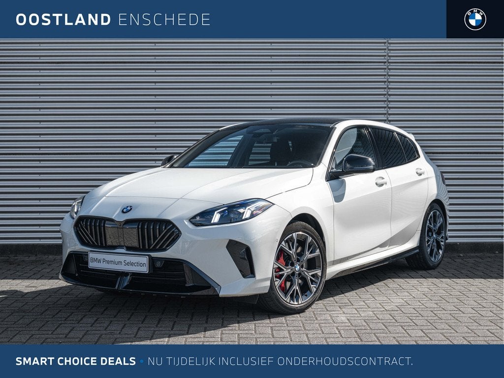 BMW 1 Serie 120 M Sport Automaat / Sportstoelen / Achteruitr, 156 pk, Met garantie (alle), Wit, Origineel Nederlands