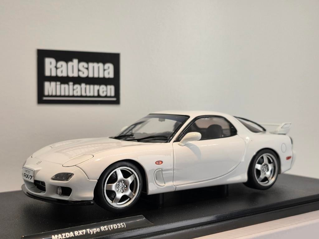 Mazda RX7 RS (FD3S) Wit - 1:18 Solido, Hobby en Vrije tijd, Modelauto's | 1:18, Auto, Solido, Nieuw, Ophalen of Verzenden
