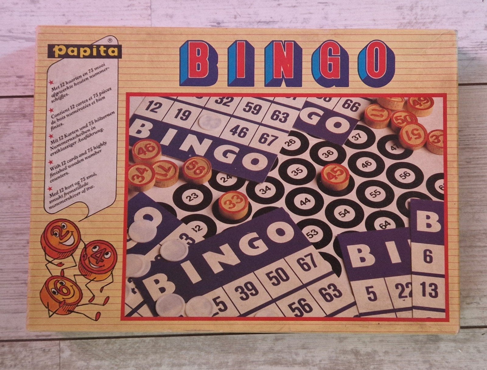 Bingo - gezelschapsspel, Hobby en Vrije tijd, Gezelschapsspellen | Bordspellen, Vijf spelers of meer, Ophalen, Zo goed als nieuw