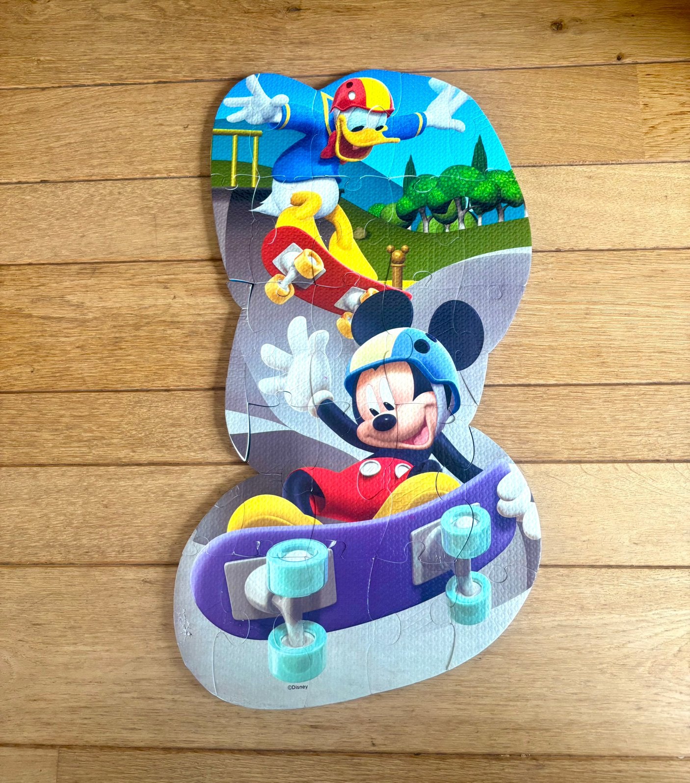 Disney Mickey Mouse Donald Duck foam puzzel 25 stukjes, Ophalen of Verzenden