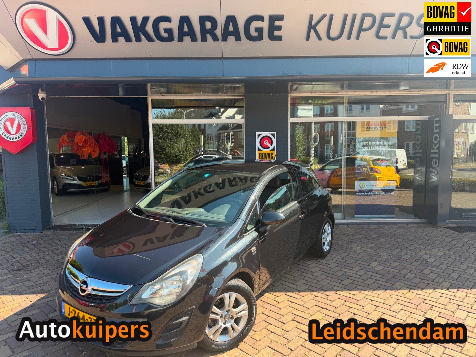 Opel Corsa 1.4-16V, Auto's, Voorwielaandrijving, Euro 5, 1398 cc, Zwart