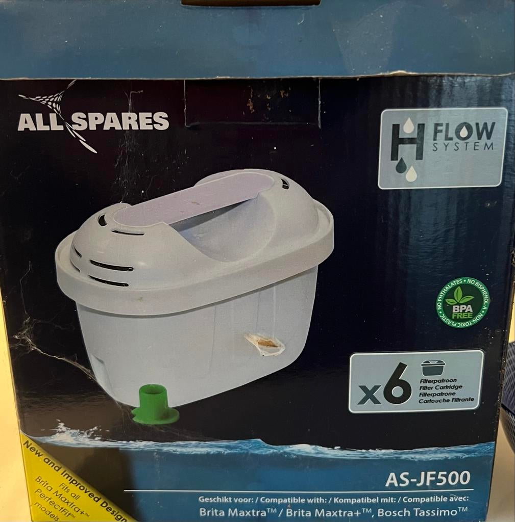 ALL SPARES AS-JF500 Brita Maxtra+ compatibele filters (6 stu, Ophalen of Verzenden, Zo goed als nieuw