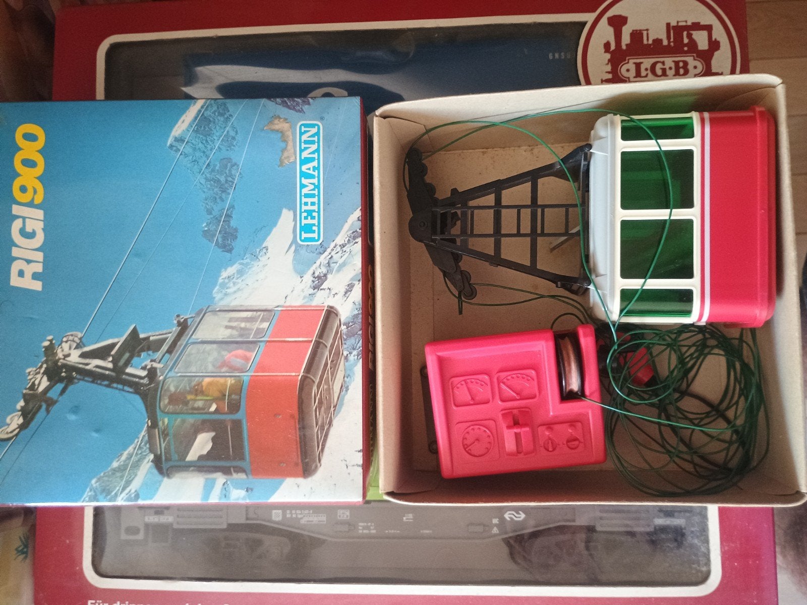 LGB Lehmann Rigi 900 Kabelbaan Set - Vintage Speelgoed, Ophalen of Verzenden