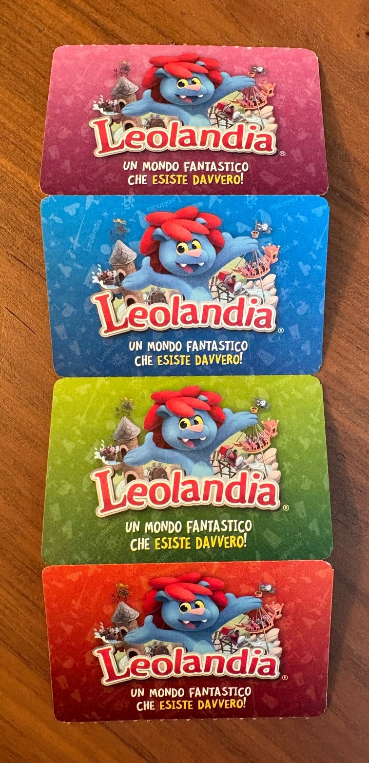 Minitalia Leolandia tickets, Drie personen of meer, Ticket of Toegangskaart