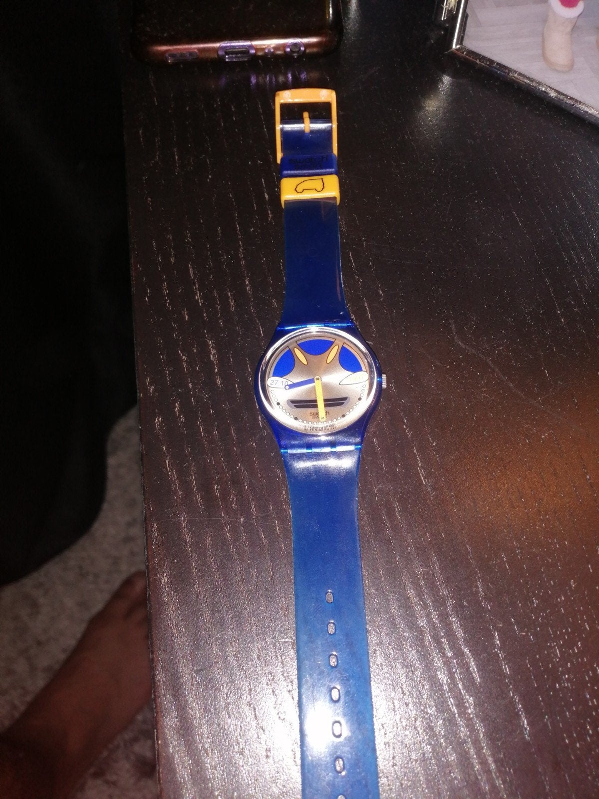 Swatch Swiss vintage horloge, Ophalen of Verzenden, Nieuw, Blauw, Jongen of Meisje