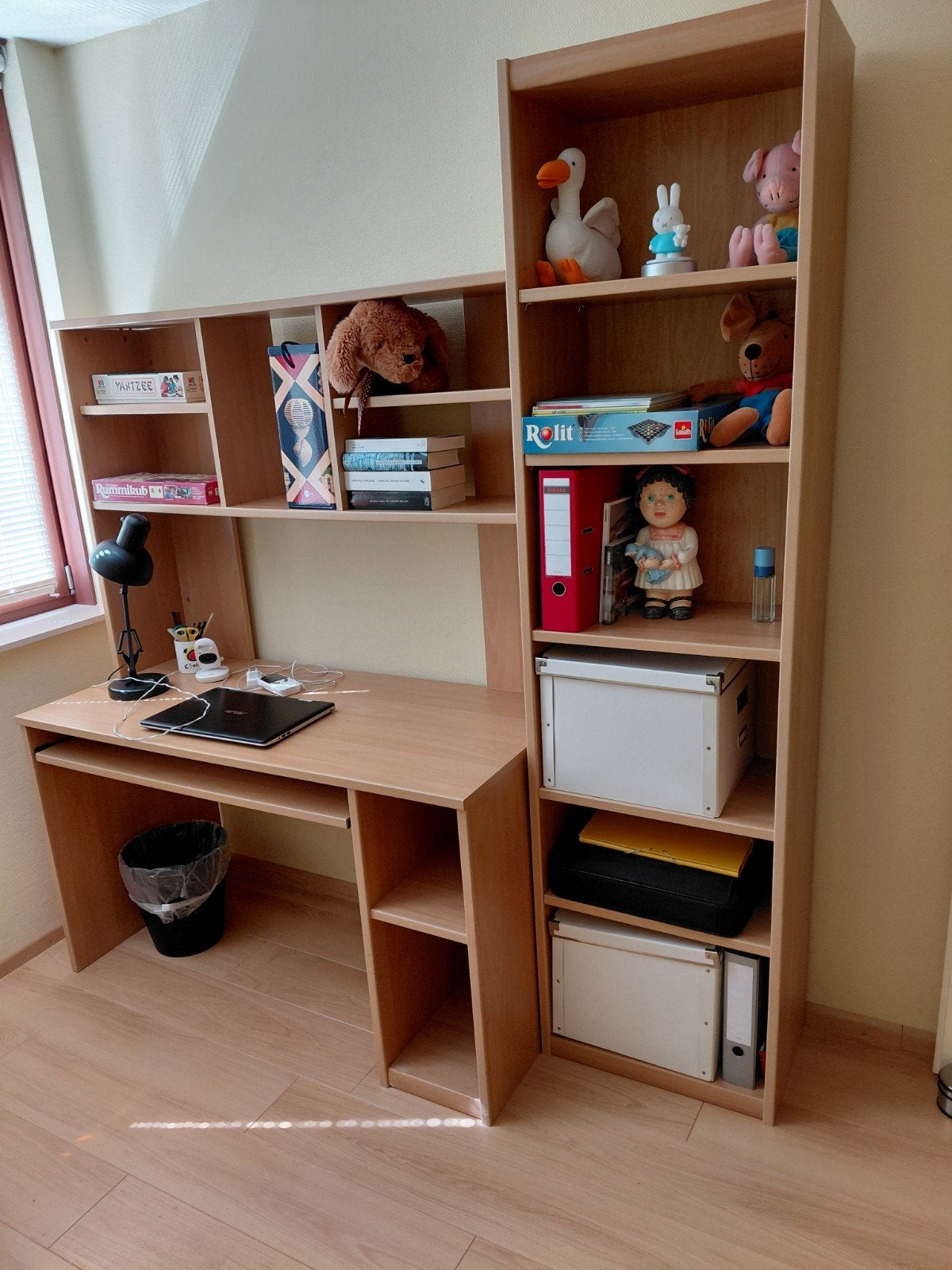 Complete kinderkamer, tienerkamer. Kleur beuken, Ophalen, Gebruikt, 120 cm of meer