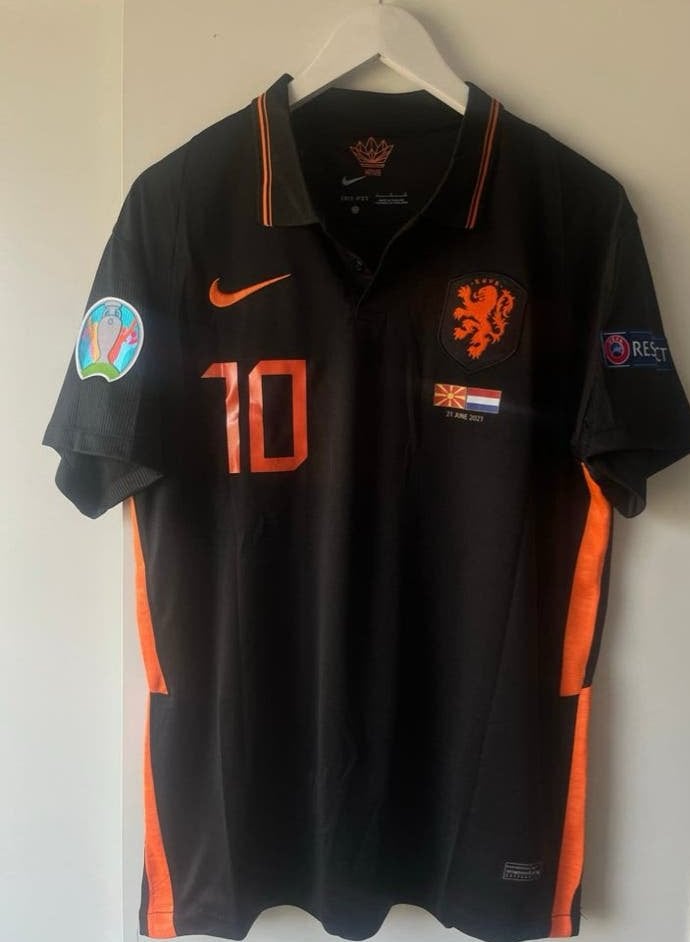 Nederland 20/21 Uitshirt - L, Zwart, Nieuw, Ophalen of Verzenden, Maat 42/44 (L)
