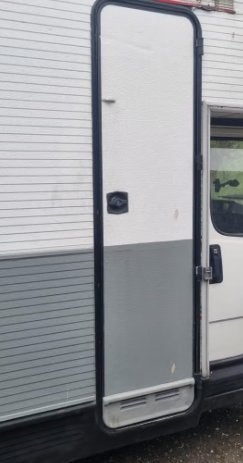 Camper opbouw deur deur camper ingang 2 en 1 delig div, Verzenden, Gebruikt